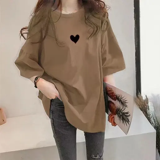 人気上昇中 プリント ラウンドネック レディース 半袖 カジュアル 清新 シンプル Tシャツ