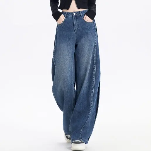 今季トレンド 無地 エイジング加工 アンクル丈（9分丈） ファスナー ロング丈 ファッション ガウチョパンツ