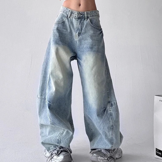 好印象MAX♡ ロング丈 コーディネート自在  大きめのサイズ感 無地 カジュアル デニム