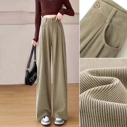 新登場 コーディネート自在 無地 ロング丈 平日 ポケット付き ファッション ガウチョパンツ