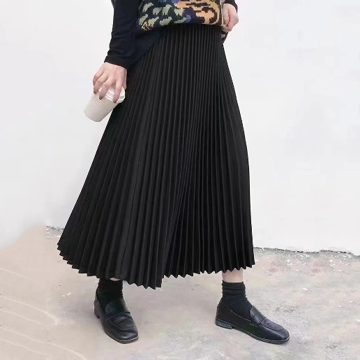 ファッション 無地 ラシャ 防寒 ファッション ギャザー スカート